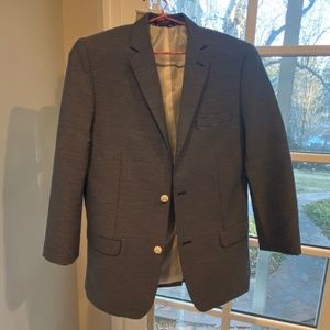 Boy's Tommy Hilfiger 100% Cotton Blue Striped Blazer, Size 18